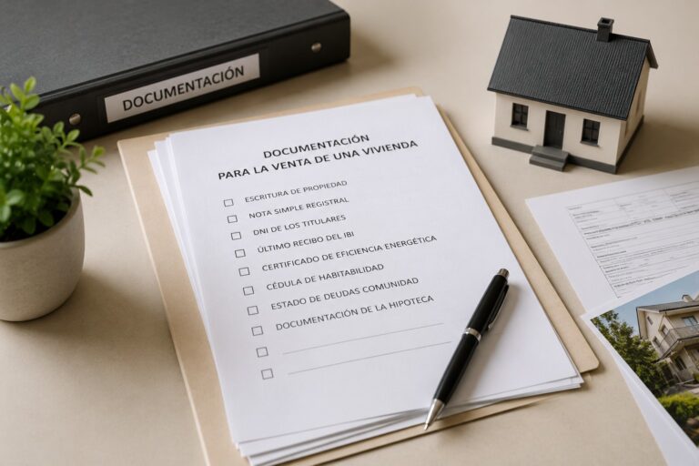 Qué documentación necesitas para vender una vivienda